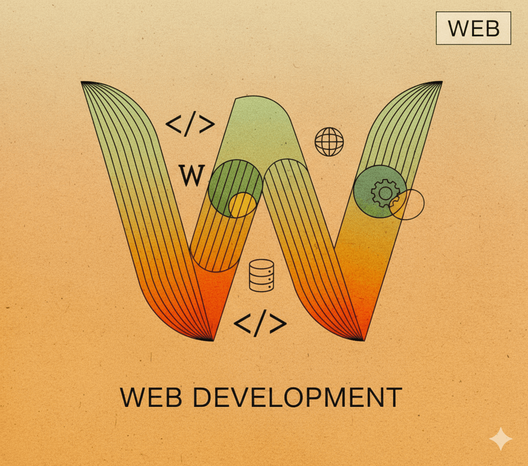 Web development illustration
